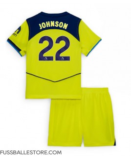 Günstige Tottenham Hotspur Brennan Johnson #22 3rd trikot Kinder 2025-26 Kurzarm (+ Kurze Hosen)